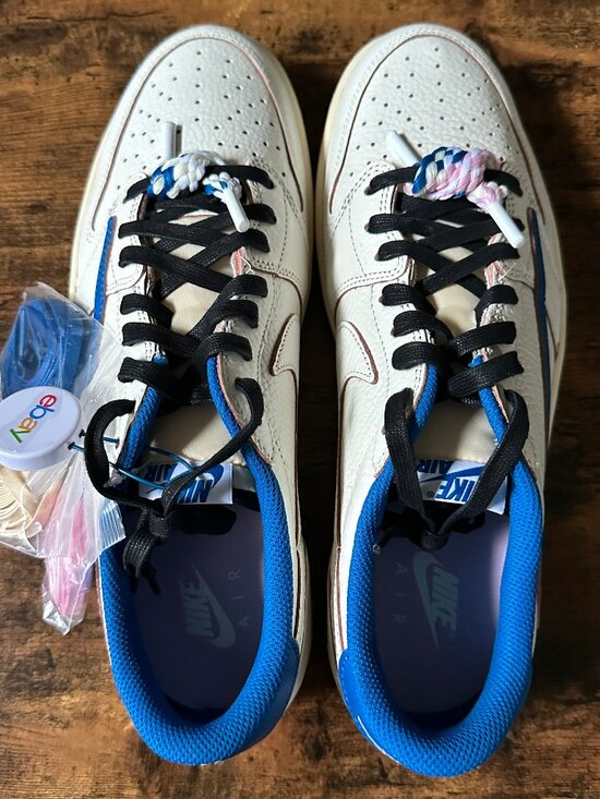 NEW IN BOX Air Jordan 1 Low x Travis Scott x Fragment Shoes - DM7866-104 - Sz 12 main image 7